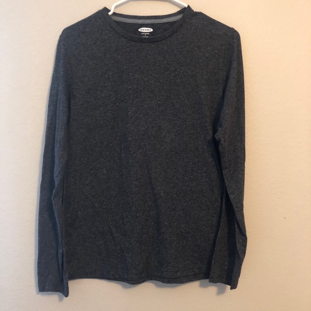 Old Navy Warm Gray Long Sleeve Tee Shirt S…